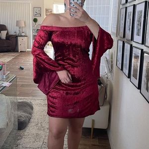 Red Velvet dress